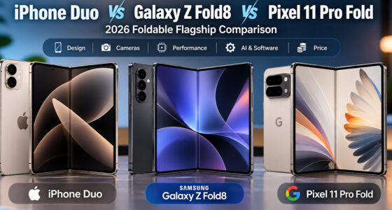 iPhone Duo vs Galaxy Z Fold8 vs Pixel 11 Pro Fold