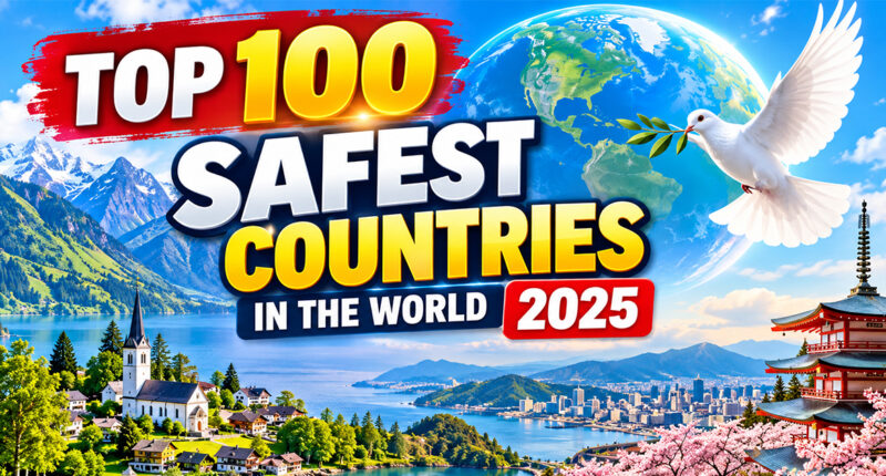 Top 100 Safest Countries in the World 2025