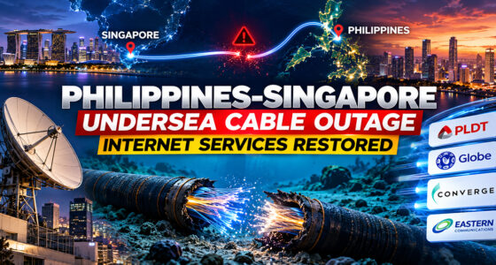 Philippines-Singapore Cable Outage: Internet Restored