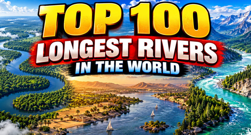Top 100 Longest Rivers in the World: Lengths and Facts