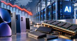 Global Smartphone Shipments Fall 20% in Q3 2026